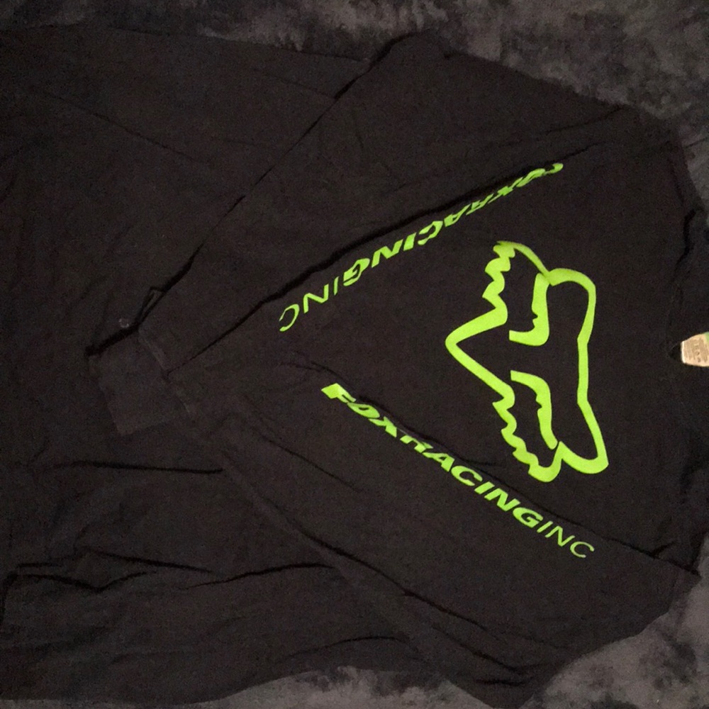 Fox Hooded long sleeve shirt